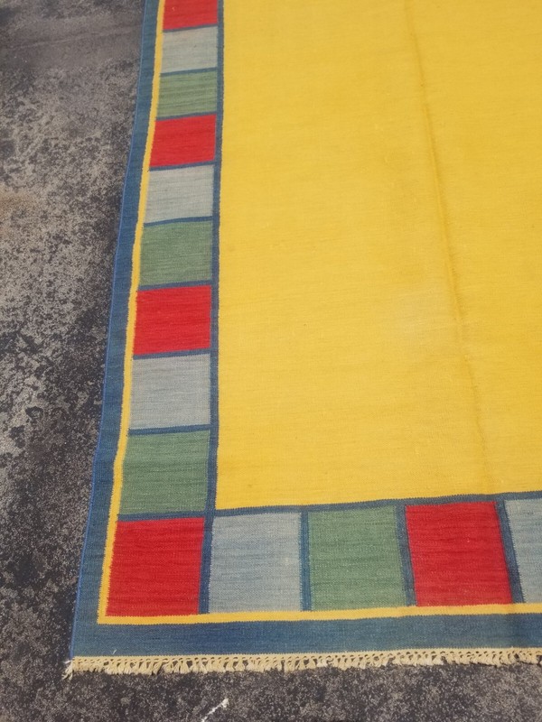 Vintage Traditional Handmade Beautiful Gabbeh Kilim Floor Rug Carpet 230x161 cm gallery