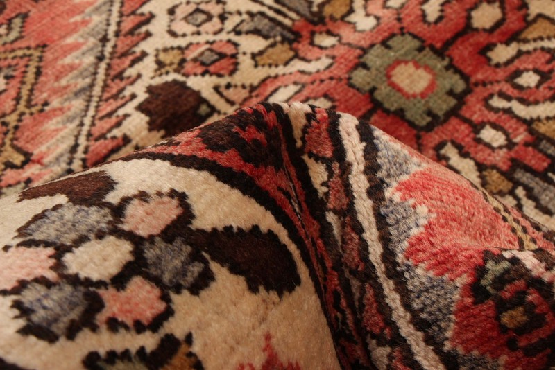 3'11" x 10'5" Vintage Hand-knotted Runner Rug Traditional Oriental Wool Carpet gallery