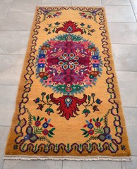 Vintage Rug Oushak Rug Handmade Rug Colorful Rug Turkish Rug Area Rug 3 x 6