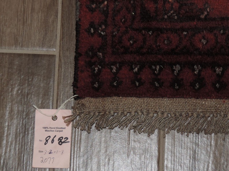 3x2ft. Handmade Bokharra Wool Rug gallery