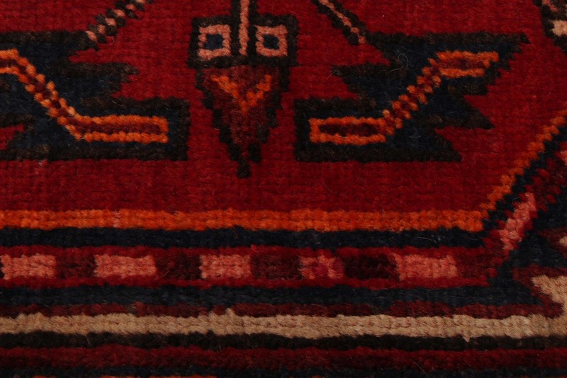 2'8" x 11'1" Vintage Hand-knotted Runner Rug Traditional Oriental Wool Carpet gallery