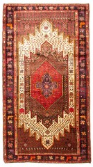 Traditional Vintage Hand-Knotted Area Rug 4’5″ x 8’2″ Oriental Wool Carpet