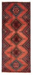 Vintage 2’2″ x 5’9″ Traditional Hand Knotted Vegetable Dye Wool Area Rug