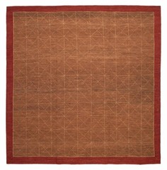 Vintage Hand Woven Area Rug 12’9″ x 13’1″ Traditional Wool Oriental Carpet