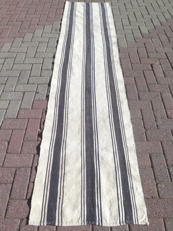 Rug Runner, Stairs Rug, Hallway Rug, Wool Kilim Runner, Carpet Runner 26"x116" gallery