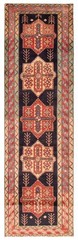 3’7″ x 11’10” Vintage Hand-knotted Runner Rug Traditional Oriental Wool Carpet