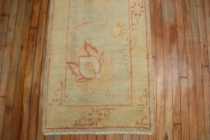 Modern Unique Turkish Oushak Ushak Rug Runner 2'6''x21' gallery