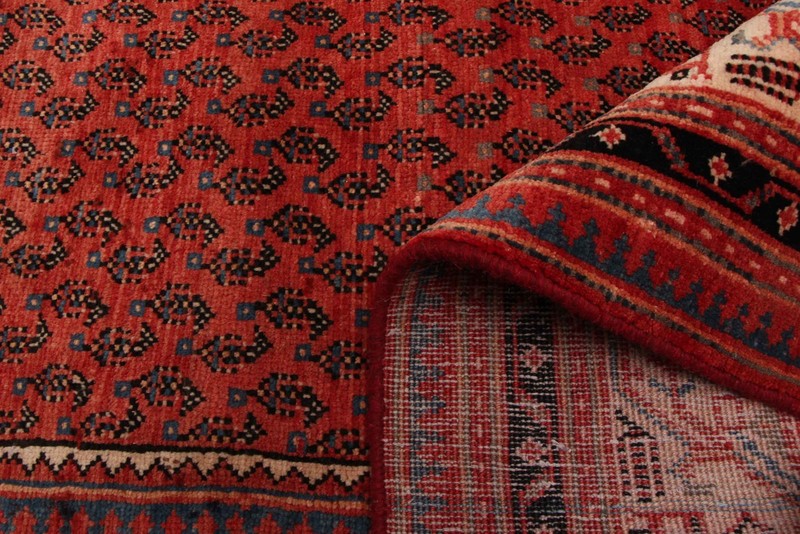 Vintage 5'7" x 10'10" Traditional Hand Knotted Vegetable Dye Wool Area Rug gallery