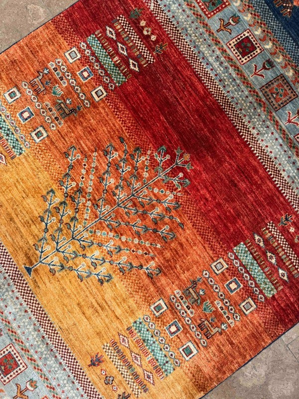 Handmade Tribal Rug – New Zealand Wool – 4'0 x 6'2 Ft gallery