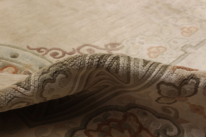 Vintage Traditional Hand-Knotted Area Rug 7'11" x 10'10" Oriental Wool Carpet gallery