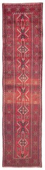 Vintage Hand-knotted Runner Rug 3’1″ x 12’8″ Traditional Oriental Wool Carpet