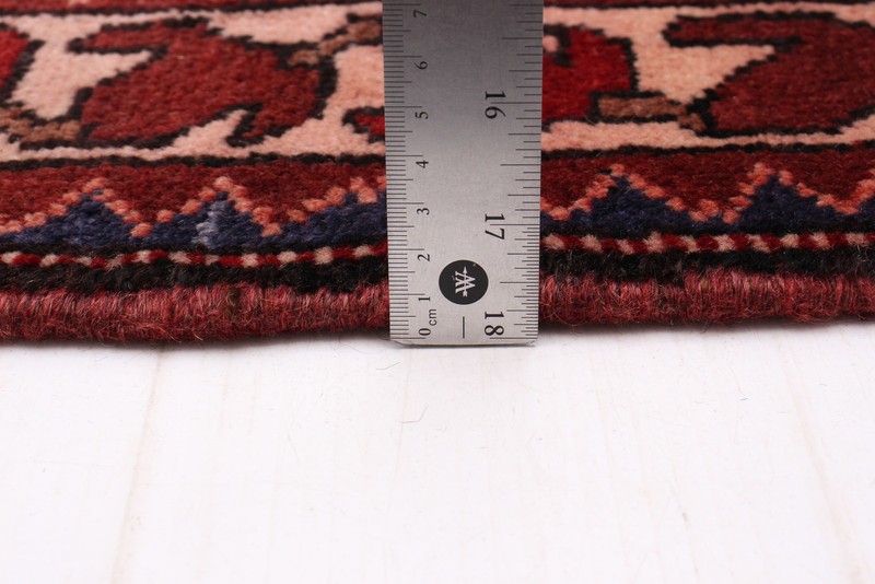 Vintage Hand-knotted Runner Rug 3'9" x 12'6" Traditional Oriental Wool Carpet gallery