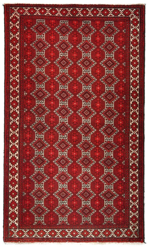 Handmade Antique Tribal Rug Allover Design Oriental Home Decor Carpet 4X6'5 ft gallery