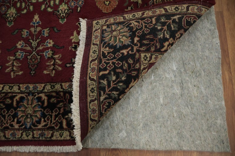 Rich Burgundy Floral Classic Rug 4x6 Timeless Home Elegance Handmade Wool Carpet gallery