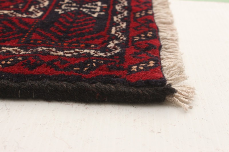 Vintage Geometric Area Rug 3'7" x 6'7" Traditional Hand-Knotted Wool Carpet gallery
