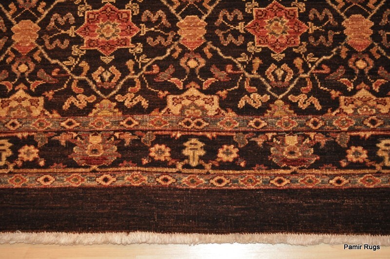 _HAND_MADE_FINE_RUG_BROWN_COLOR_5' x 7' Top Quality 100% vegetable dye natural gallery
