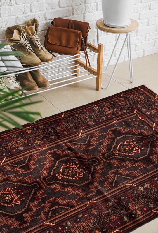 Traditional Vintage Hand-Knotted Area Rug 3'11" x 5'7" Oriental Wool Carpet gallery