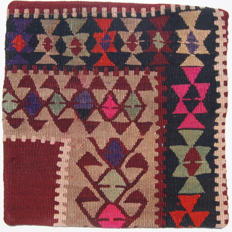 garden pillow 16"x16" Turkish Kars kilim pillow covers Hand woven kilim area rug gallery
