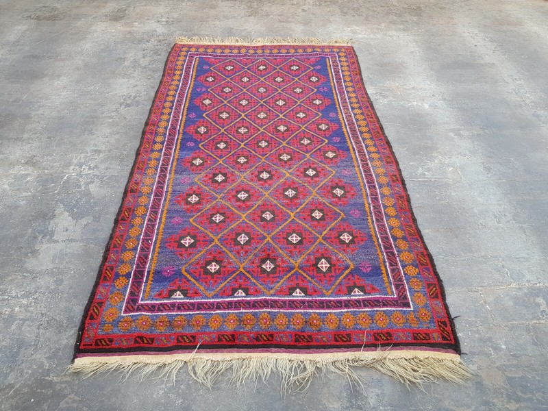 7'1"×3'11" ft stunning Handmade Rug Vintage Wool Rug Large rug Best faded rug gallery