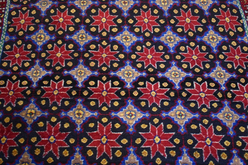 CLEARANCE 1970's Collector’s Antique Caucasian Star Kazak Rug 5 Ft x 7 Ft gallery