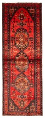 3’4″ x 9’3″ Vintage Hand-knotted Runner Rug Traditional Oriental Wool Carpet