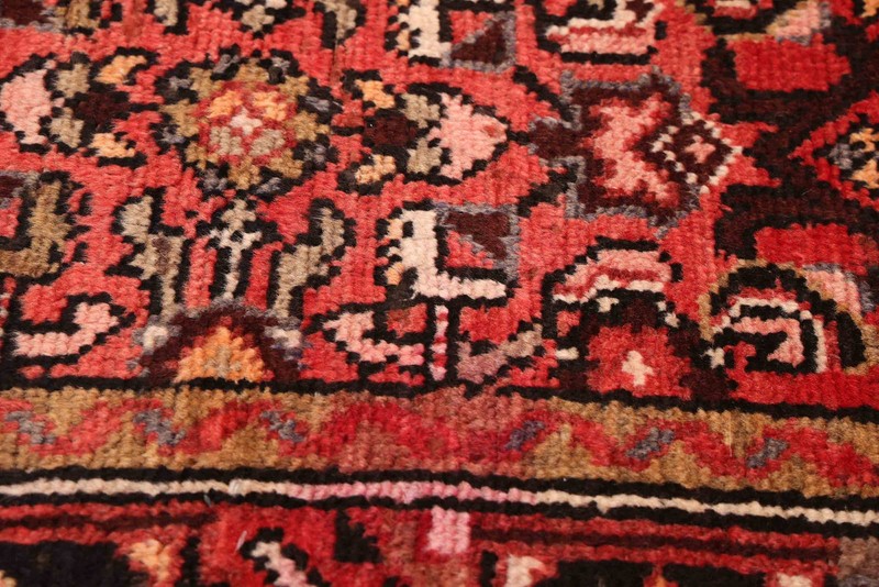3'4" x 10'6" Vintage Hand-knotted Runner Rug Traditional Oriental Wool Carpet gallery