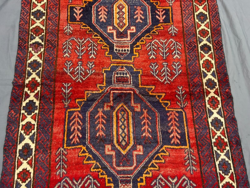 4'6 x 7'1 ft Antique Afghan Baluchi Rug Hand Knotted Tribal Wool Oriental Carpet gallery