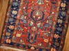 Handmade Antique Oriental Runner Rug 100cm x 310cm Wool 1920s Red Blue gallery