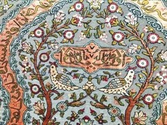ULTRA HIGH COLLECTIBLE UZBEK HEREKE’ RARE SILK RUG WEAVED W/ 24K GOLD THREADS