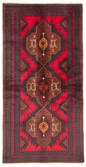 Vintage 3’4″ x 6’7″ Traditional Hand Knotted Vegetable Dye Wool Area Rug