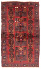 Vintage Traditional Hand-Knotted Area Rug 3’6″ x 5’11” Oriental Wool Carpet