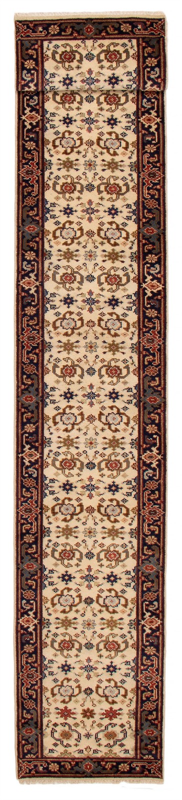 2'6" x 15'10" Vintage Hand-knotted Runner Rug Traditional Oriental Wool Carpet gallery