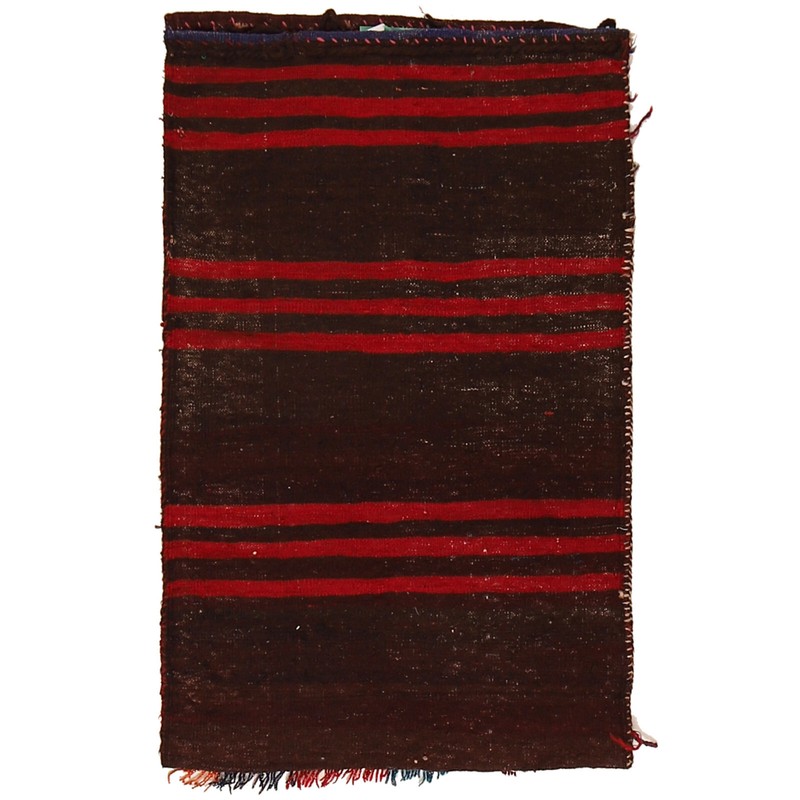Handmade Afghan Wool Area Rug Vintage Balisht Baluchi Cushion 1'7x2'7 ft-G22346 gallery