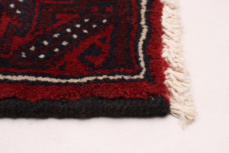 Vintage Geometric Area Rug 3'2" x 5'7" Traditional Hand-Knotted Wool Carpet gallery
