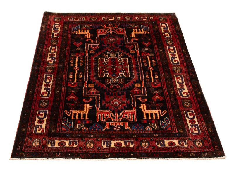 Traditional Vintage Hand-Knotted Area Rug 4'10" x 6'11" Oriental Wool Carpet gallery
