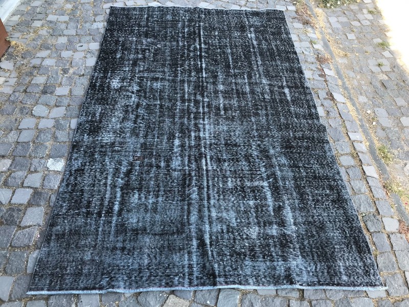 Oushak Kilim Rug, Boho Decor Rug, Turkish Vintage Rug, 5,7 x 9,2 ft gallery