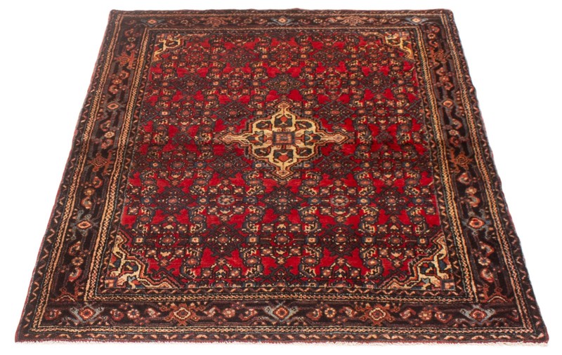 Vintage Traditional Hand-Knotted Area Rug 4'9" x 6'7" Oriental Wool Carpet gallery