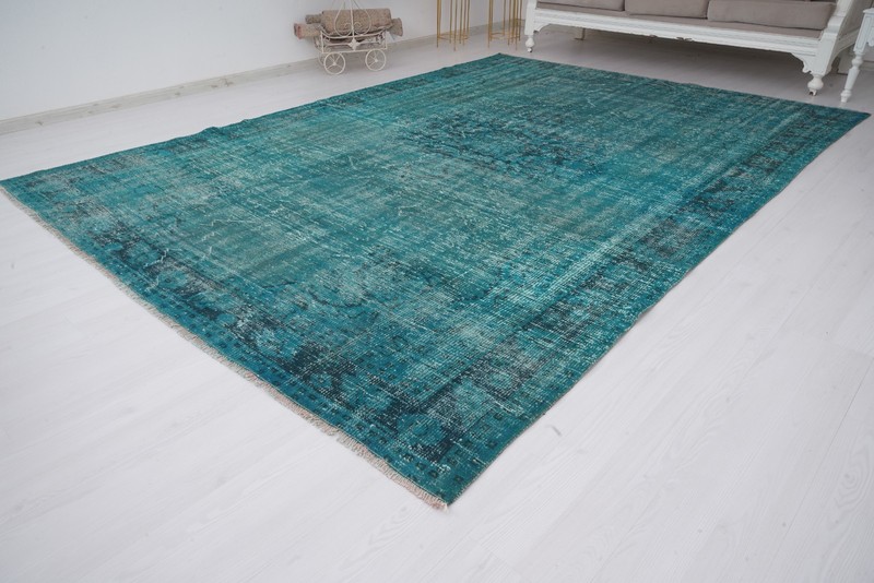 7x10 Area Rug Large Turkish Carpet Oushak Oversize Vintage Rug Antique Rug 245 gallery