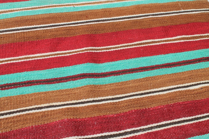 Turkish Kilim 32''x78'' Oriental Runner Corridor Stairs Striped Hallway Rug gallery