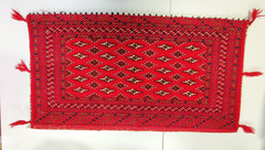 Turkmen Yomut Tekke Chuval Tribal Storage Bag Hand Woven Wool 98cm x 55cm