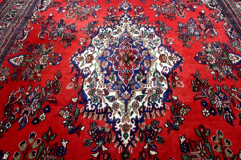11X17 1940's MUSEUM MASTERPIECE ANTIQUE HAND KNOTTED BIBIKABAD WOOL PERSIANN RUG gallery