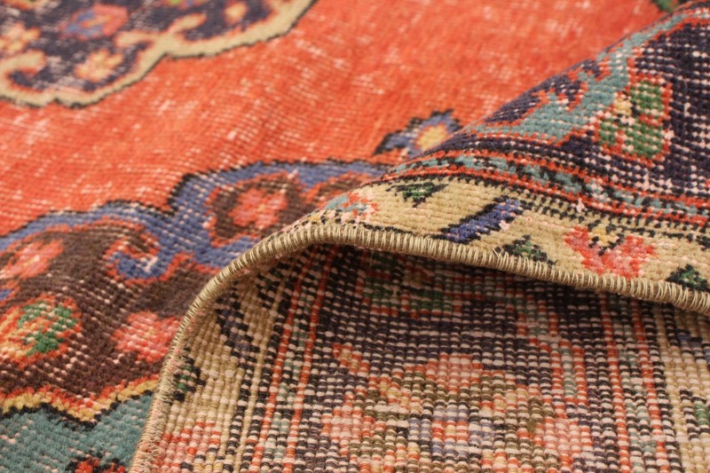 5'0" x 12'8" Vintage Hand-knotted Runner Rug Traditional Oriental Wool Carpet gallery