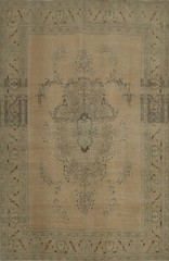 Distressed Living Room Area Rug 10×13 with Intricate Traditional Motifs Carpet