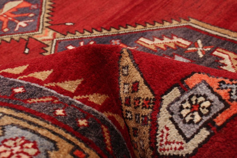 3'5" x 13'0" Vintage Hand-knotted Runner Rug Traditional Oriental Wool Carpet gallery