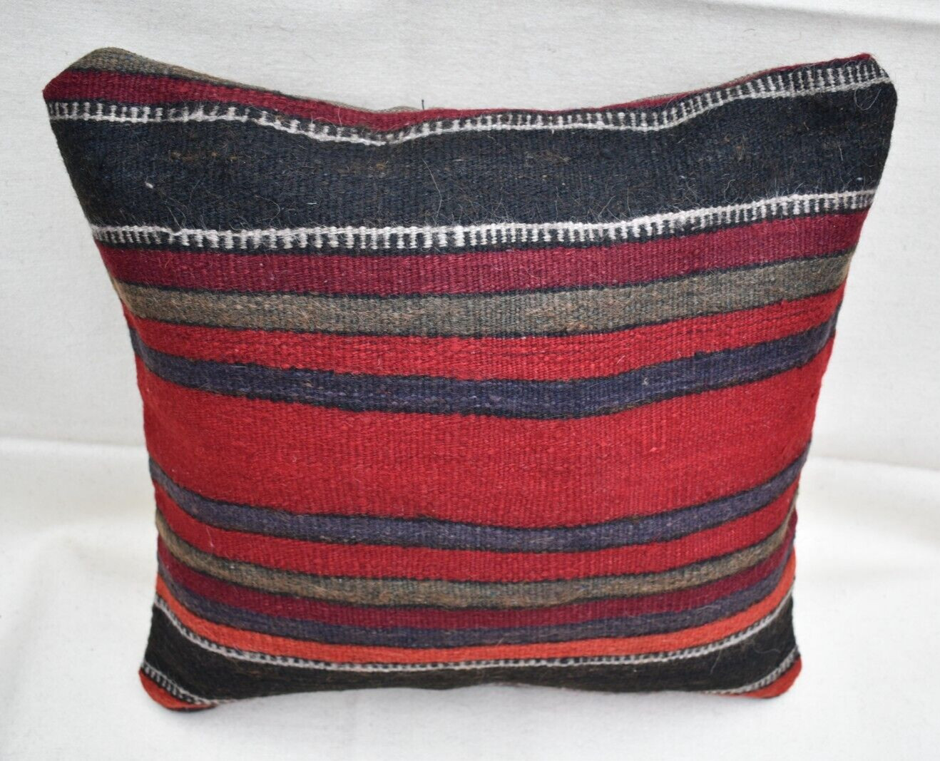 18''x18'' Decorative Handmade Turkish Kilim Pillow Cover Sofa Rug Cushion Cover gallery
