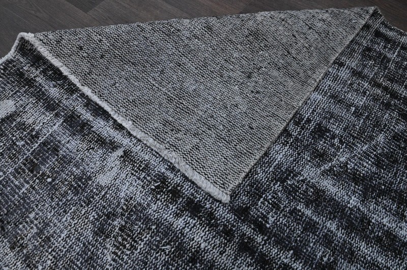 Oushak 5x8,Turkish Rug,vintage,anatolian,BLACK,kilim,Bohemian,handmade,wool gallery