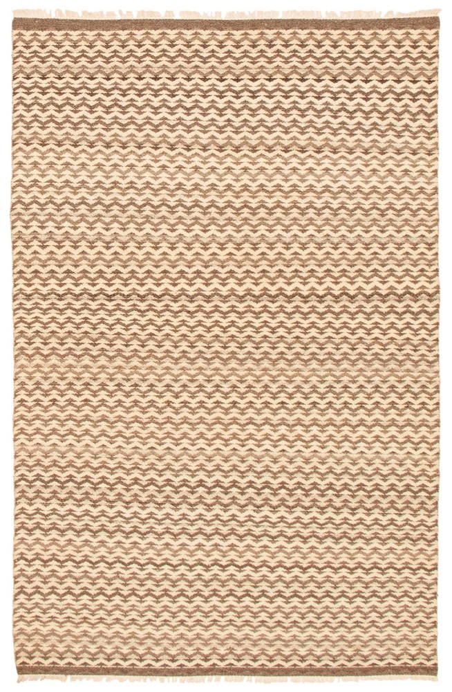 Vintage Hand Woven Area Rug 5'1" x 7'9" Traditional Wool Oriental Carpet