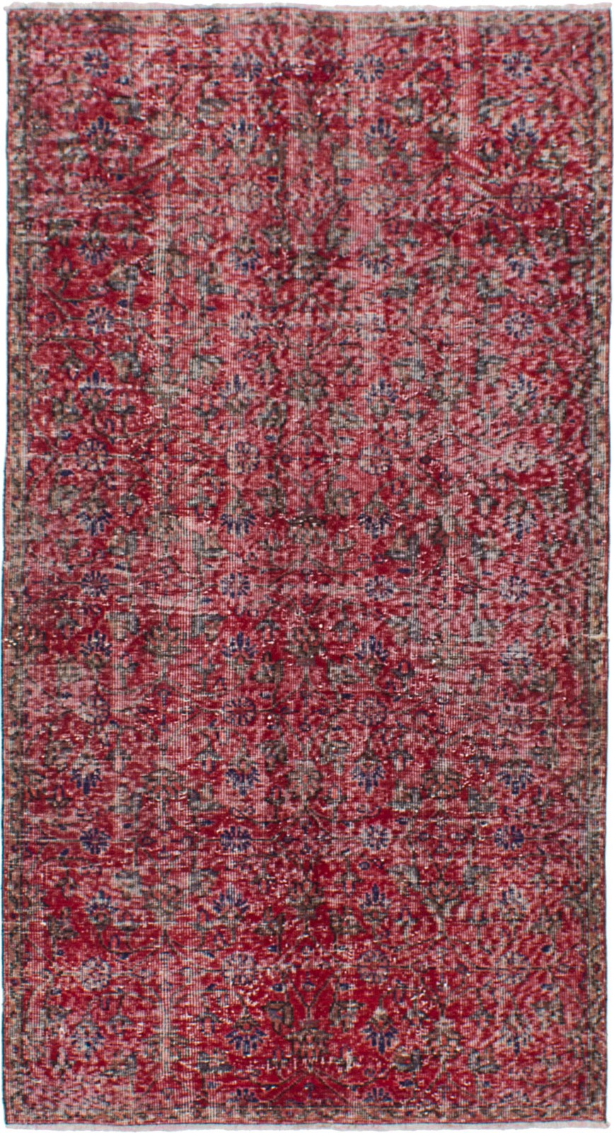 Vintage 4'1" x 7'5" Traditional Hand Knotted Vegetable Dye Wool Area Rug gallery