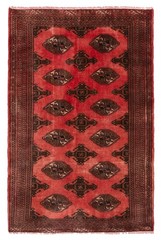 Traditional Vintage Hand-Knotted Area Rug 3’3″ x 4’8″ Oriental Wool Carpet