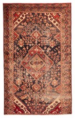 Traditional Vintage Hand-Knotted Area Rug 4’2″ x 6’11” Oriental Wool Carpet